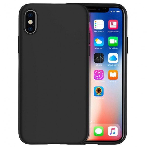 Wholesale iPhone Xs Max Soft Slim TPU Case (Black)